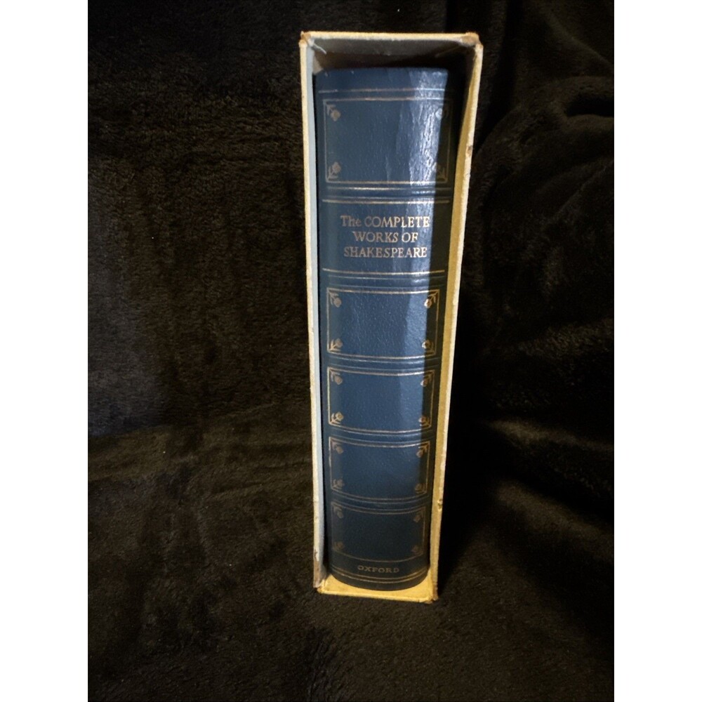 The Complete Works of SHAKESPEARE Oxford Fourth Centenary Edition Morocco 1964 - Picture 7 of 7